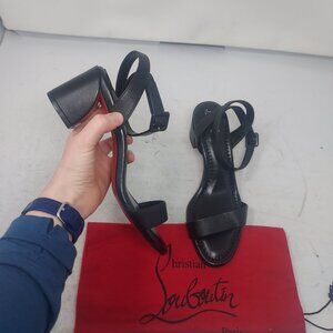 Christian Louboutin Black Miss Jane Sandal